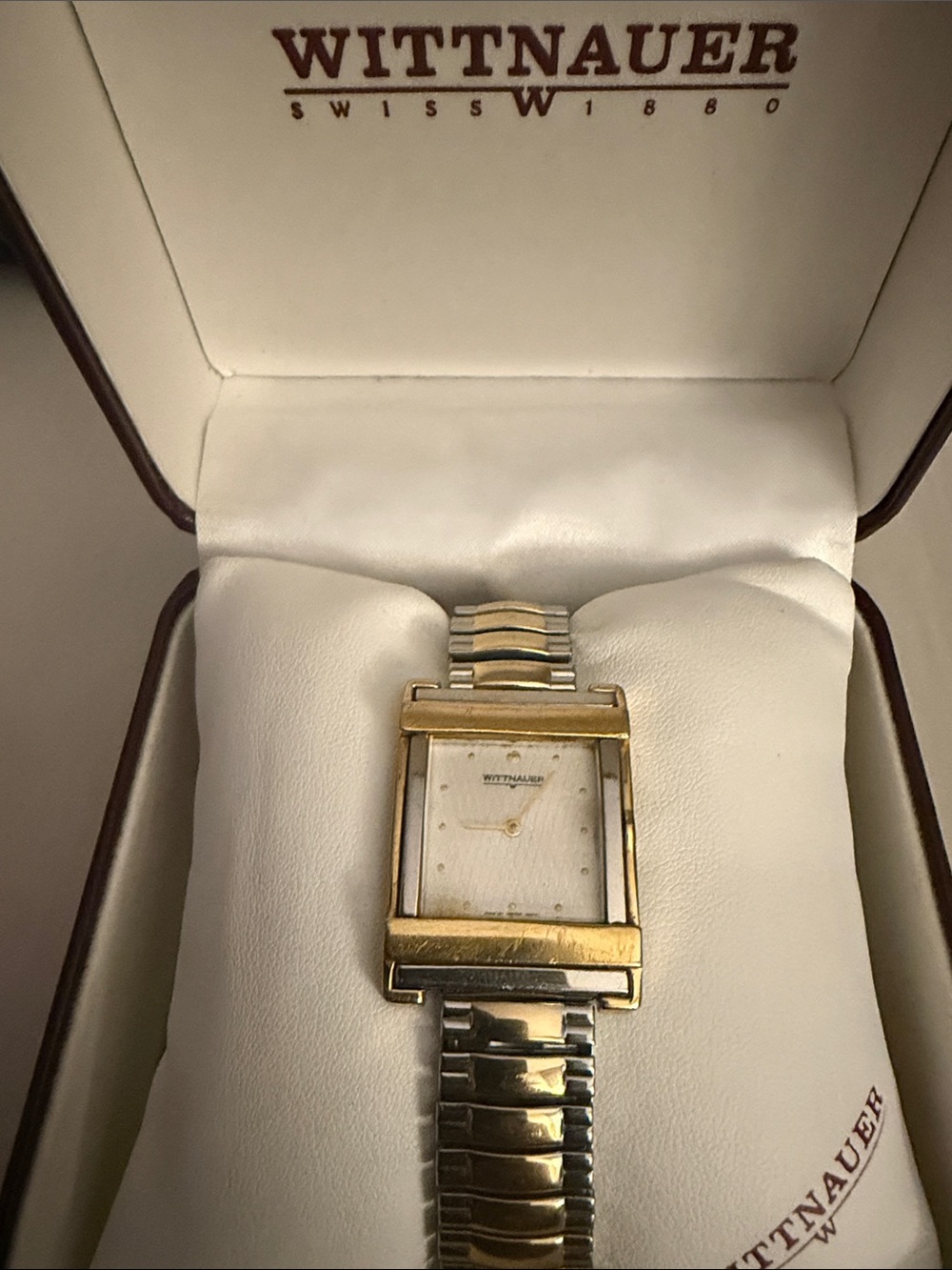 Wittnauer Tank Swiss Rectangle 9800 Wristwatch